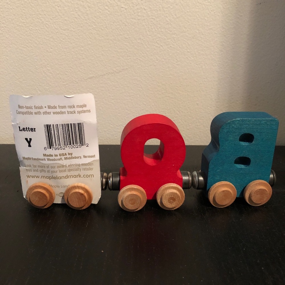 BOY Name train letters - baby shower, room decoration - Picture 2 of 2